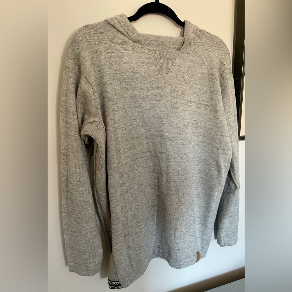 Light grey Paka sweater hoodie - Large